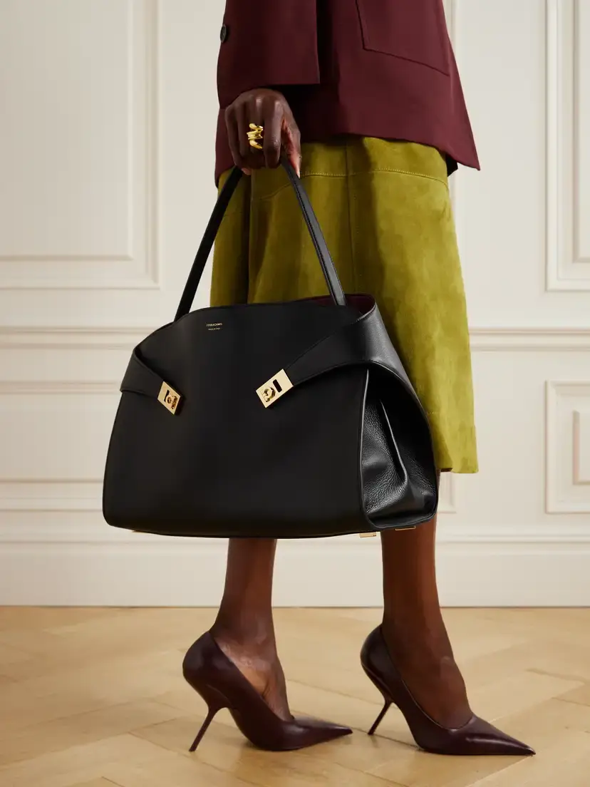 Ferragamo Hug Medium Leather Tote | Thumbnail 2 Ferragamo Hug Medium Leather Tote | Thumbnail 2