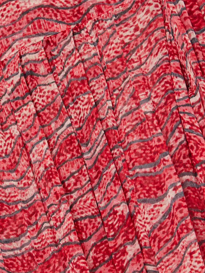 Marant Étoile Advika Tie-detailed Printed Crepon Blouse | Thumbnail 4