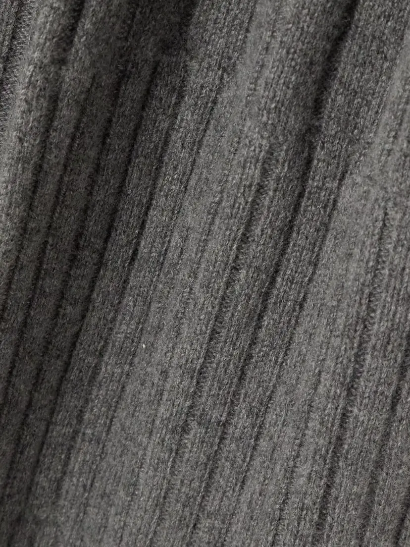 The Elder Statesman Ribbed Cashmere Hooded Coat | Thumbnail 4
