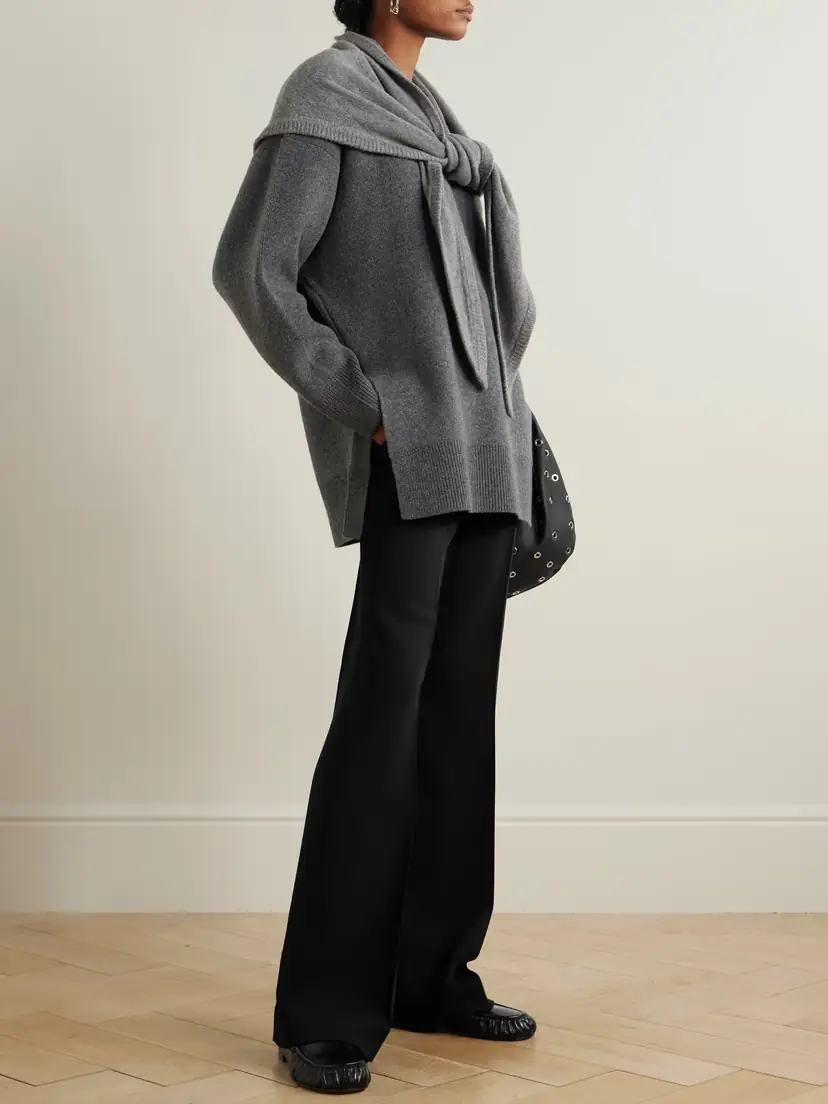 TOTEME Crepe Wide-leg Pants | Thumbnail 2