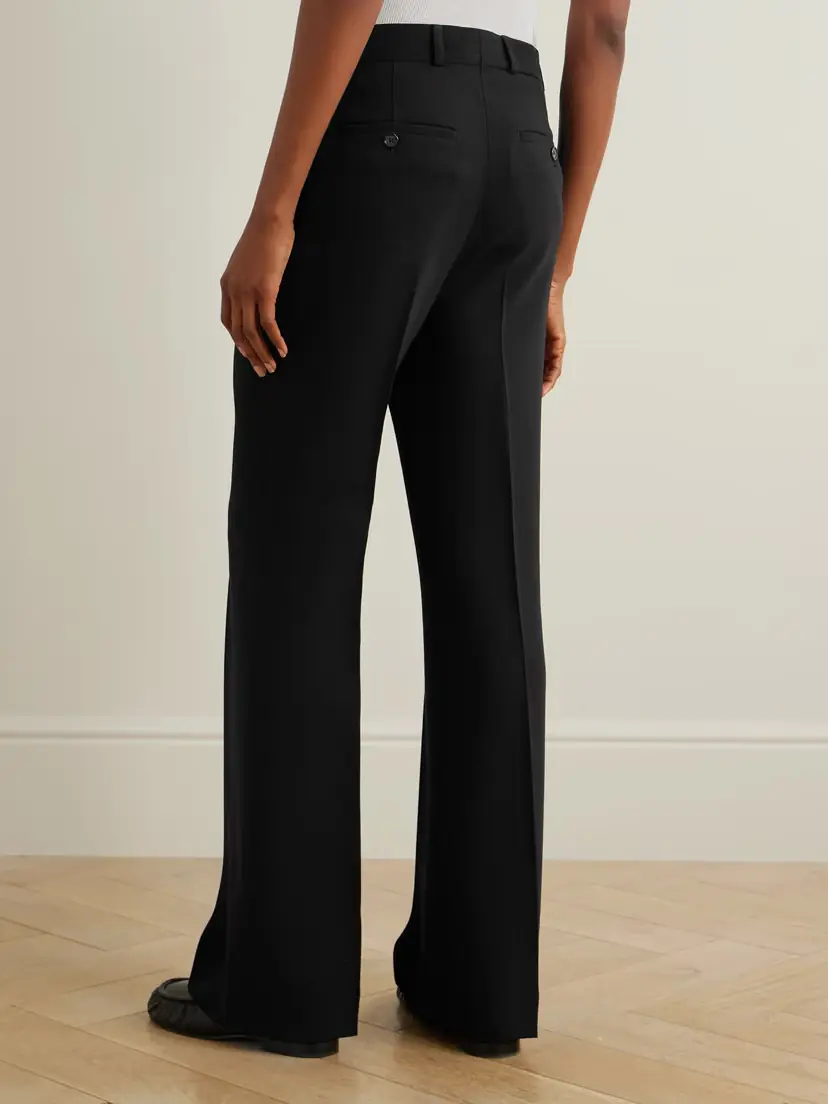TOTEME Crepe Wide-leg Pants | Thumbnail 4