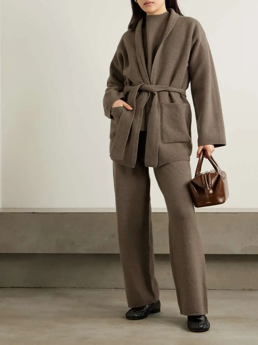 RÓHE Belted Wool-blend Cardigan | Thumbnail 2 RÓHE Belted Wool-blend Cardigan | Thumbnail 2