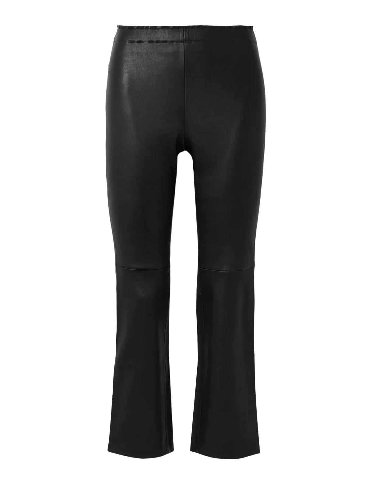 STOULS Jp Twenty Cropped Leather Flared Leggings