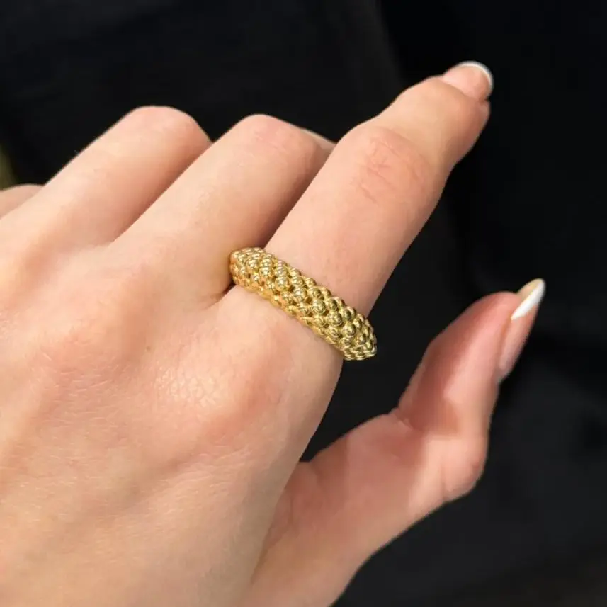 Wish Fine Jewelry 18KY 6,8g Bead Ring | Thumbnail 1 Wish Fine Jewelry 18KY 6,8g Bead Ring | Thumbnail 1