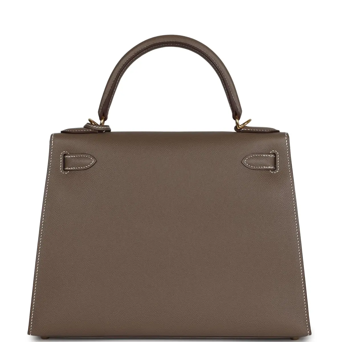 HERMÈS Hermes Kelly Sellier 28 Etoupe Epsom Gold Hardware | Thumbnail 4 HERMÈS Hermes Kelly Sellier 28 Etoupe Epsom Gold Hardware | Thumbnail 4