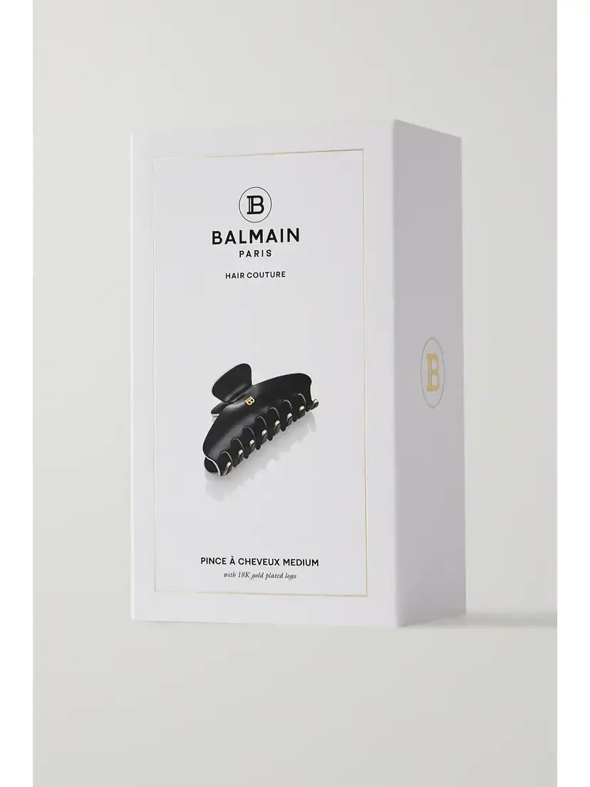 Balmain Embellished Two-tone Acetate Hair Clip | Thumbnail 2
