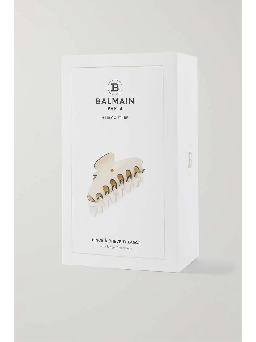 Balmain Pince À Cheveux Large Embellished Acetate Hair Clip | Thumbnail 2 Balmain Pince À Cheveux Large Embellished Acetate Hair Clip | Thumbnail 2