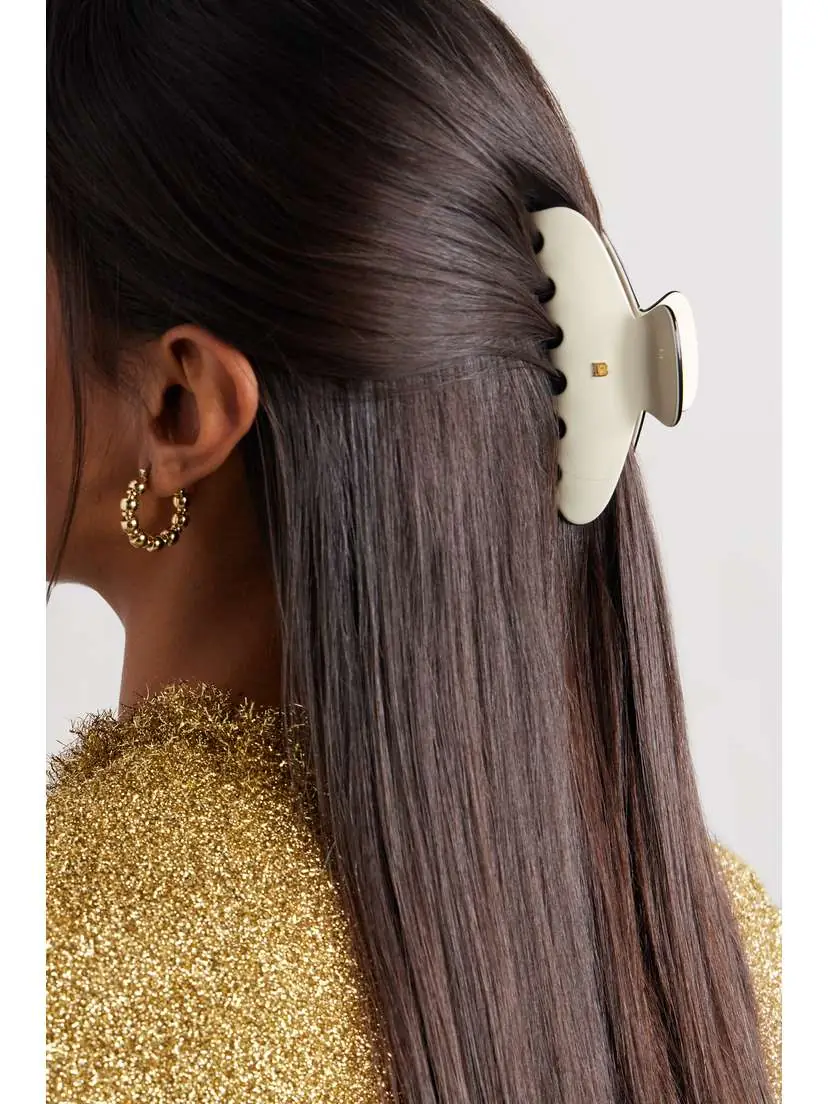 Balmain Pince À Cheveux Large Embellished Acetate Hair Clip | Thumbnail 3 Balmain Pince À Cheveux Large Embellished Acetate Hair Clip | Thumbnail 3