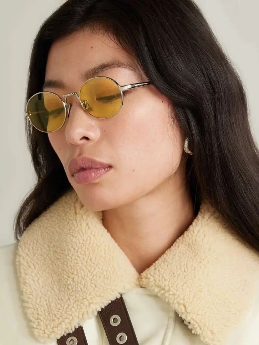 Loewe Round-frame Silver-tone Sunglasses | Thumbnail 2