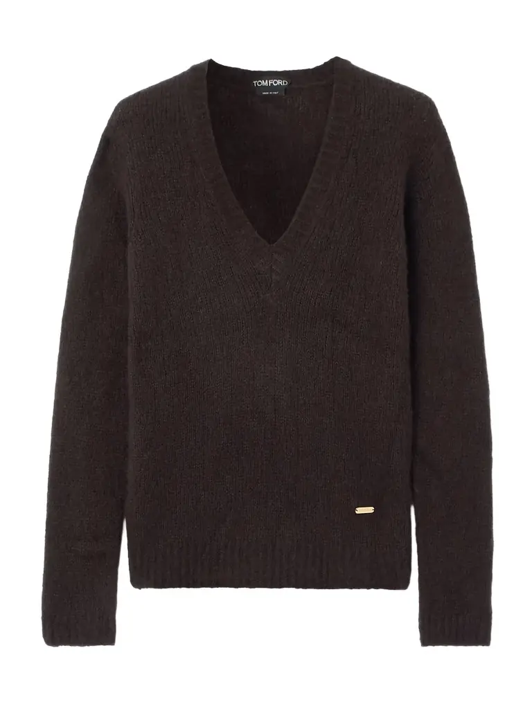 Tom Ford Cashmere And Silk-blend Sweater | Image 1 Tom Ford Cashmere And Silk-blend Sweater | Image 1