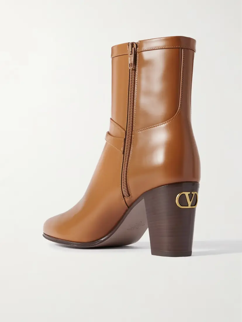 Valentino Garavani 80 Leather Ankle Boots | Thumbnail 3 Valentino Garavani 80 Leather Ankle Boots | Thumbnail 3