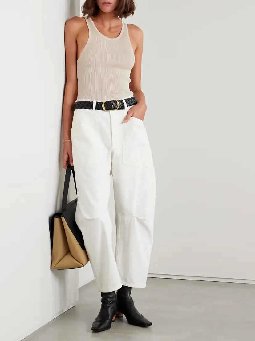 Nili Lotan Selah Ribbed Silk-jersey Tank | Thumbnail 2