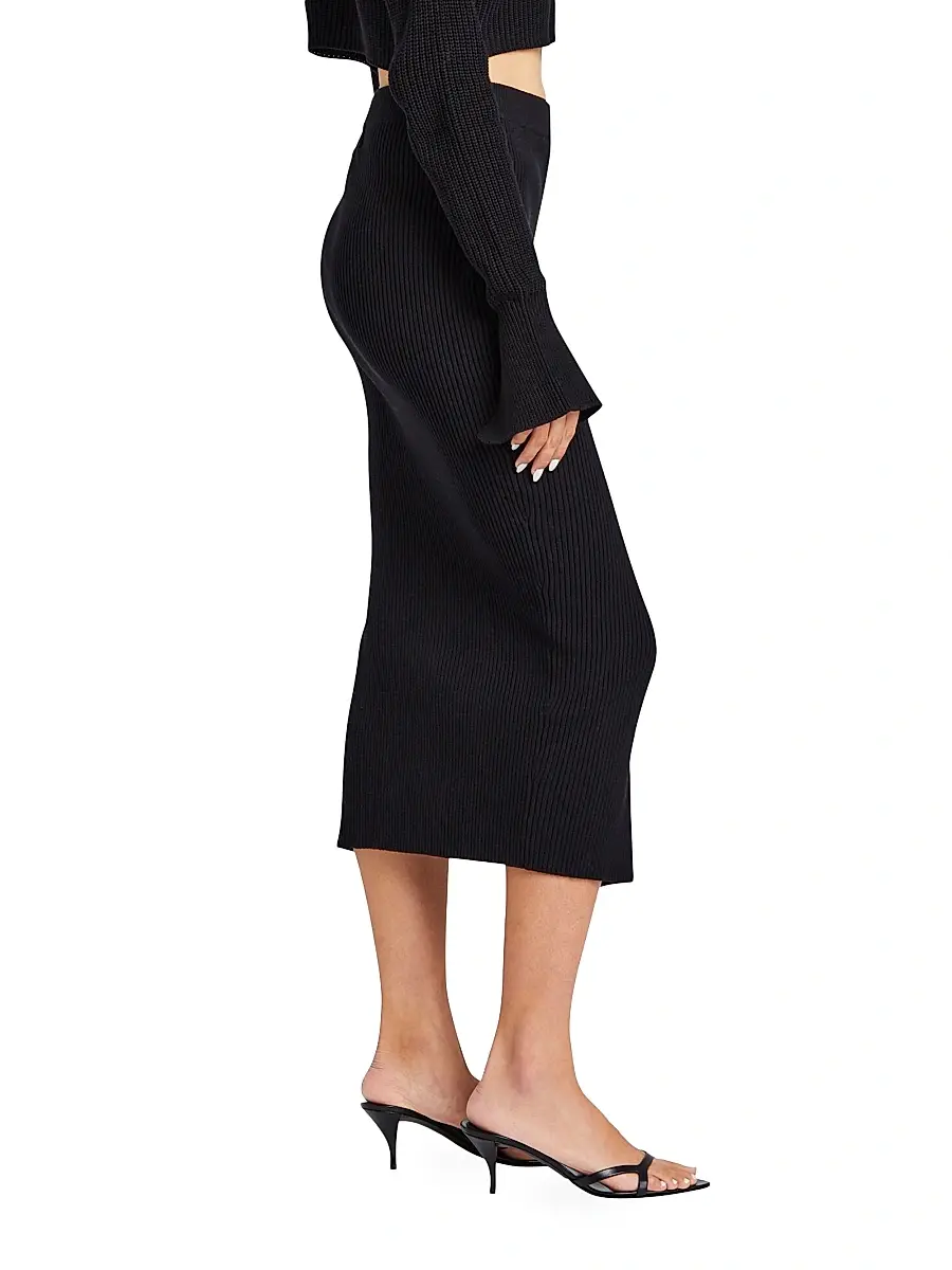 SEROYA Women's Nicolette Skirt - Black | Thumbnail 3 SEROYA Women's Nicolette Skirt - Black | Thumbnail 3