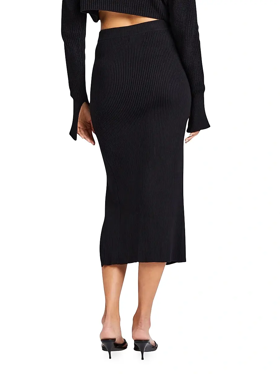 SEROYA Women's Nicolette Skirt - Black | Thumbnail 4 SEROYA Women's Nicolette Skirt - Black | Thumbnail 4