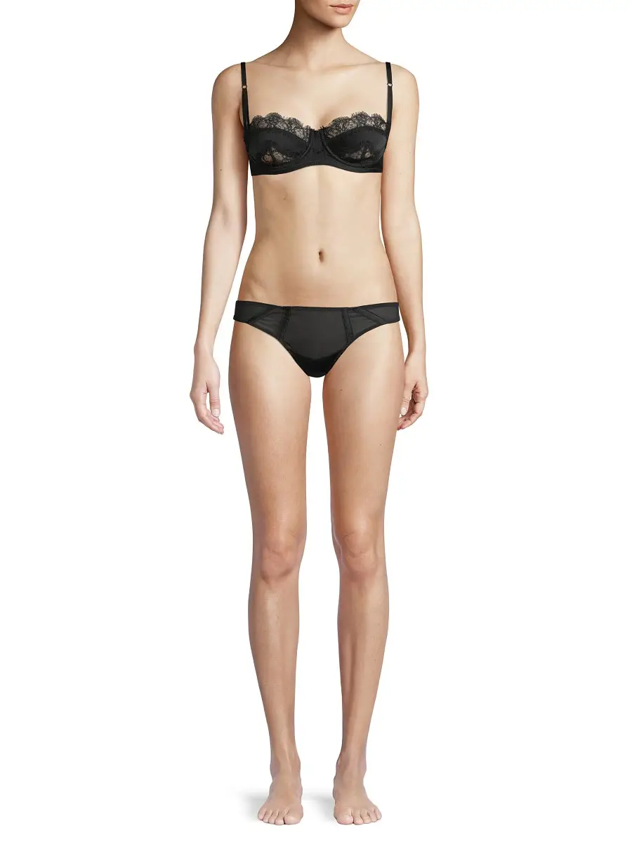 Kiki de Montparnasse Women's Expose Brief Panty - Black | Thumbnail 1 Kiki de Montparnasse Women's Expose Brief Panty - Black | Thumbnail 1