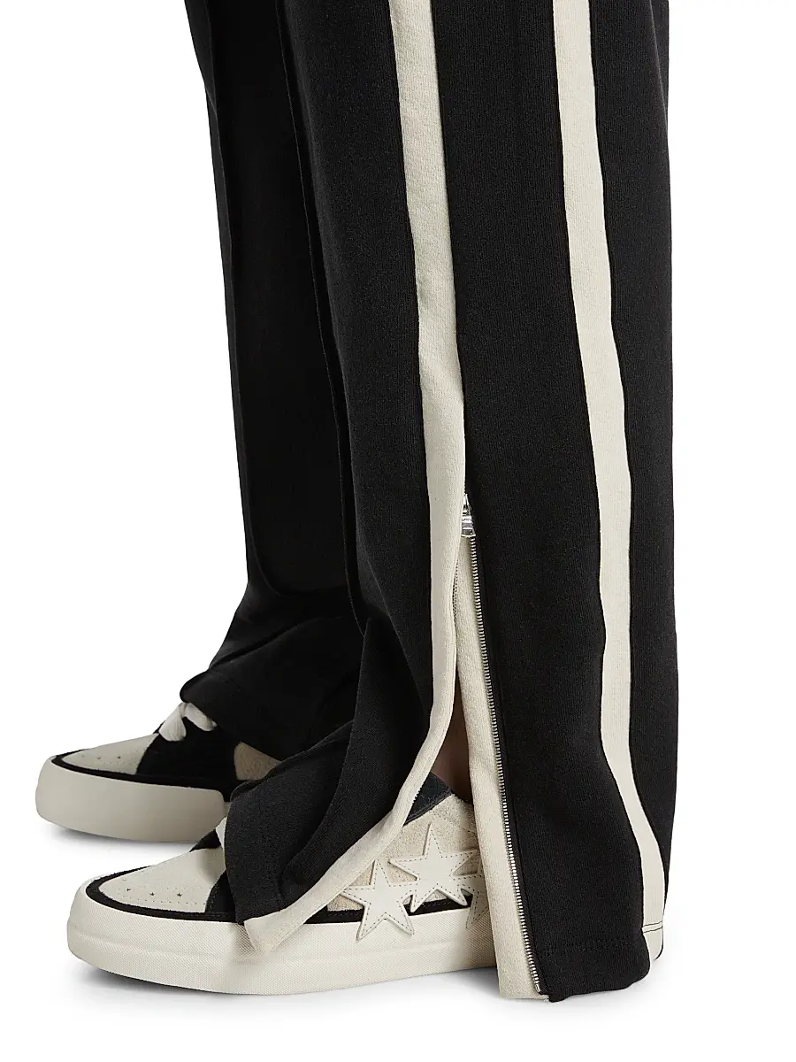 Nahmias Men's Heavy Cotton Track Pants - Worn Black | Thumbnail 6 Nahmias Men's Heavy Cotton Track Pants - Worn Black | Thumbnail 6