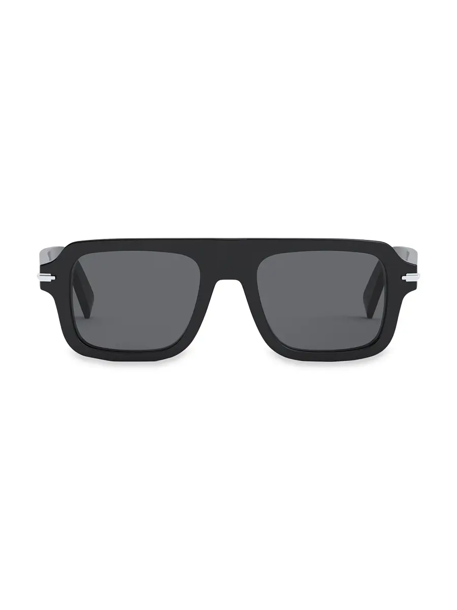 Dior Men's BlackSuit N21 52MM Rectangular Sunglasses - Black | Image 1 Dior Men's BlackSuit N21 52MM Rectangular Sunglasses - Black | Image 1