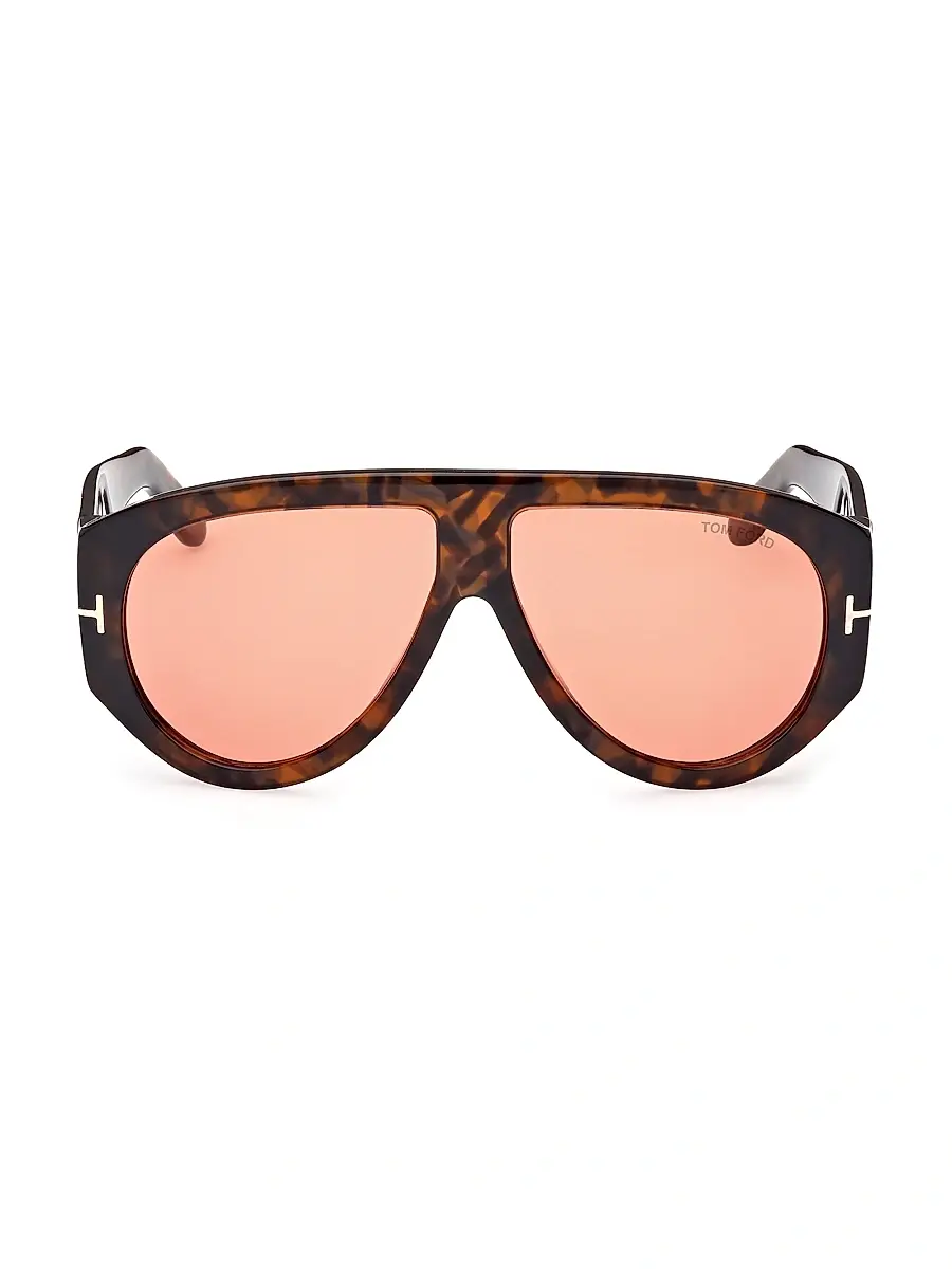 Tom Ford Women's Bronson 60MM Shield Sunglasses | Thumbnail 2