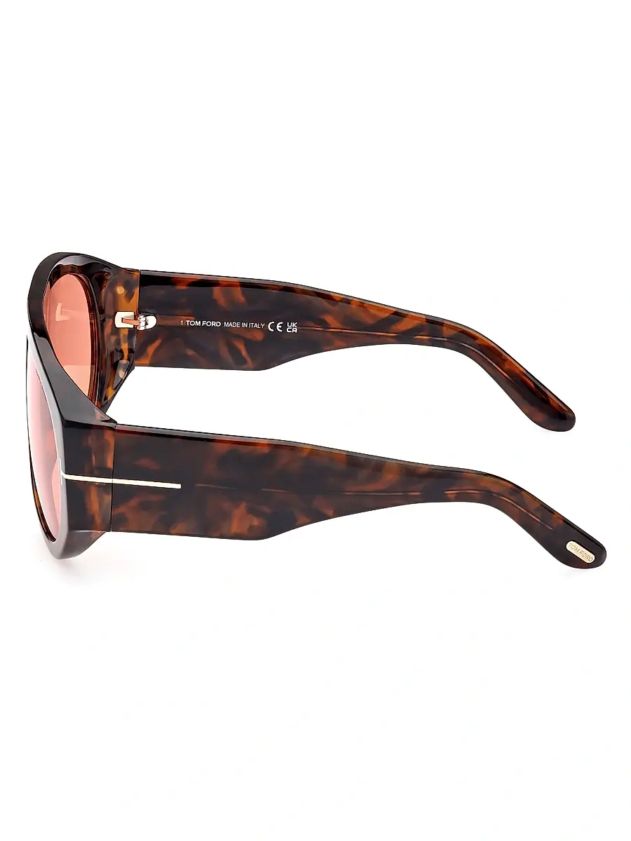 Tom Ford Women's Bronson 60MM Shield Sunglasses | Thumbnail 3