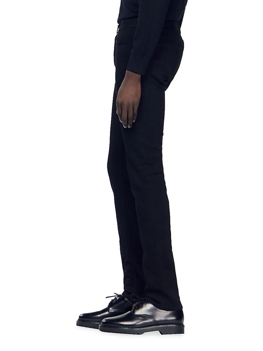Sandro Men's Slim-Fit Jeans - Black Denim | Thumbnail 5 Sandro Men's Slim-Fit Jeans - Black Denim | Thumbnail 5