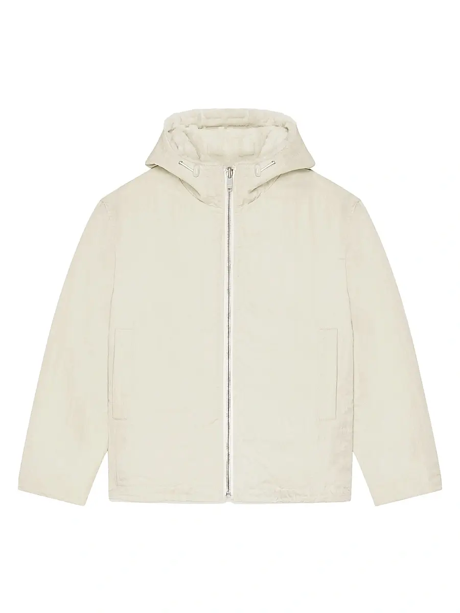 Givenchy Women's Reversible Hooded Jacket in 4G Fur | Thumbnail 2