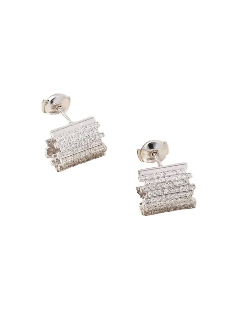 18-karat White Gold Diamond Earrings