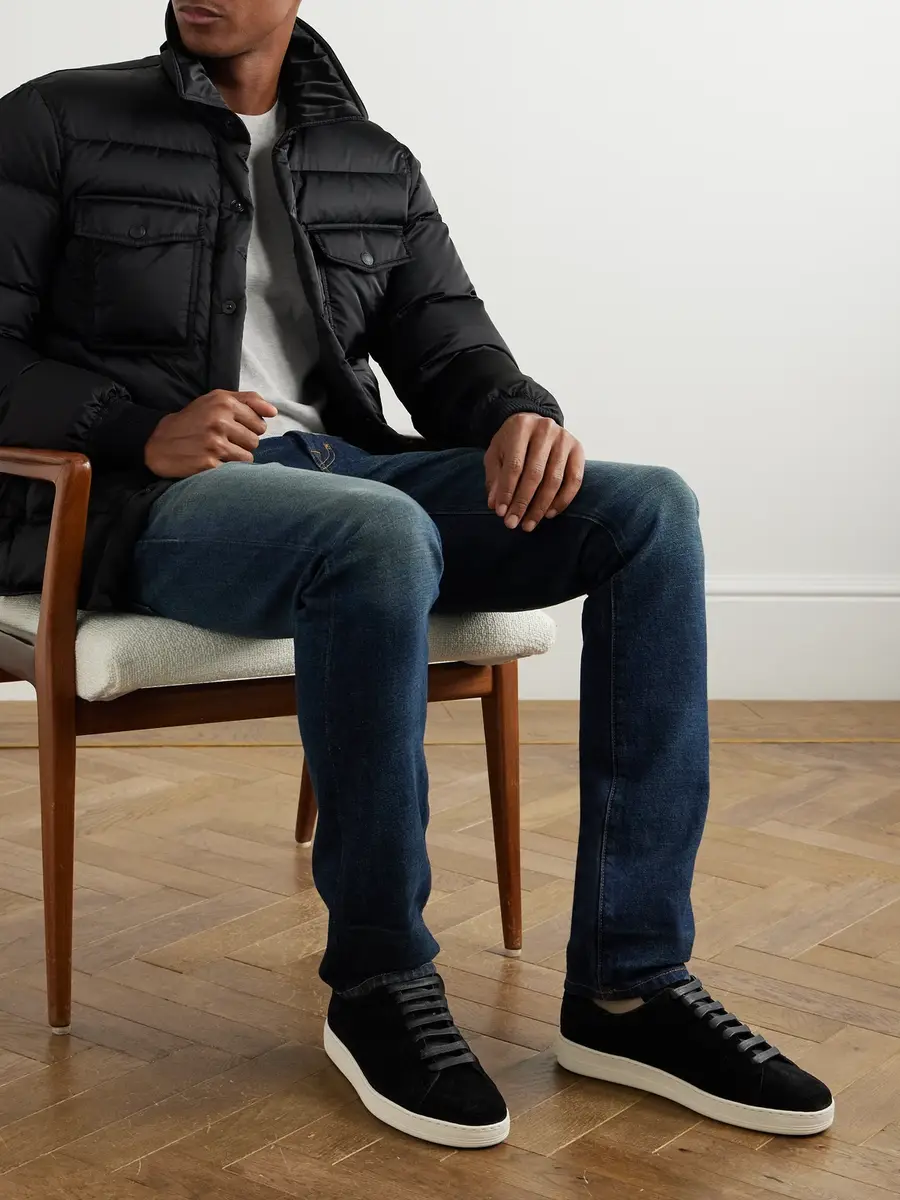 Tom Ford Warwick Perforated Suede Sneakers - Men | Thumbnail 3