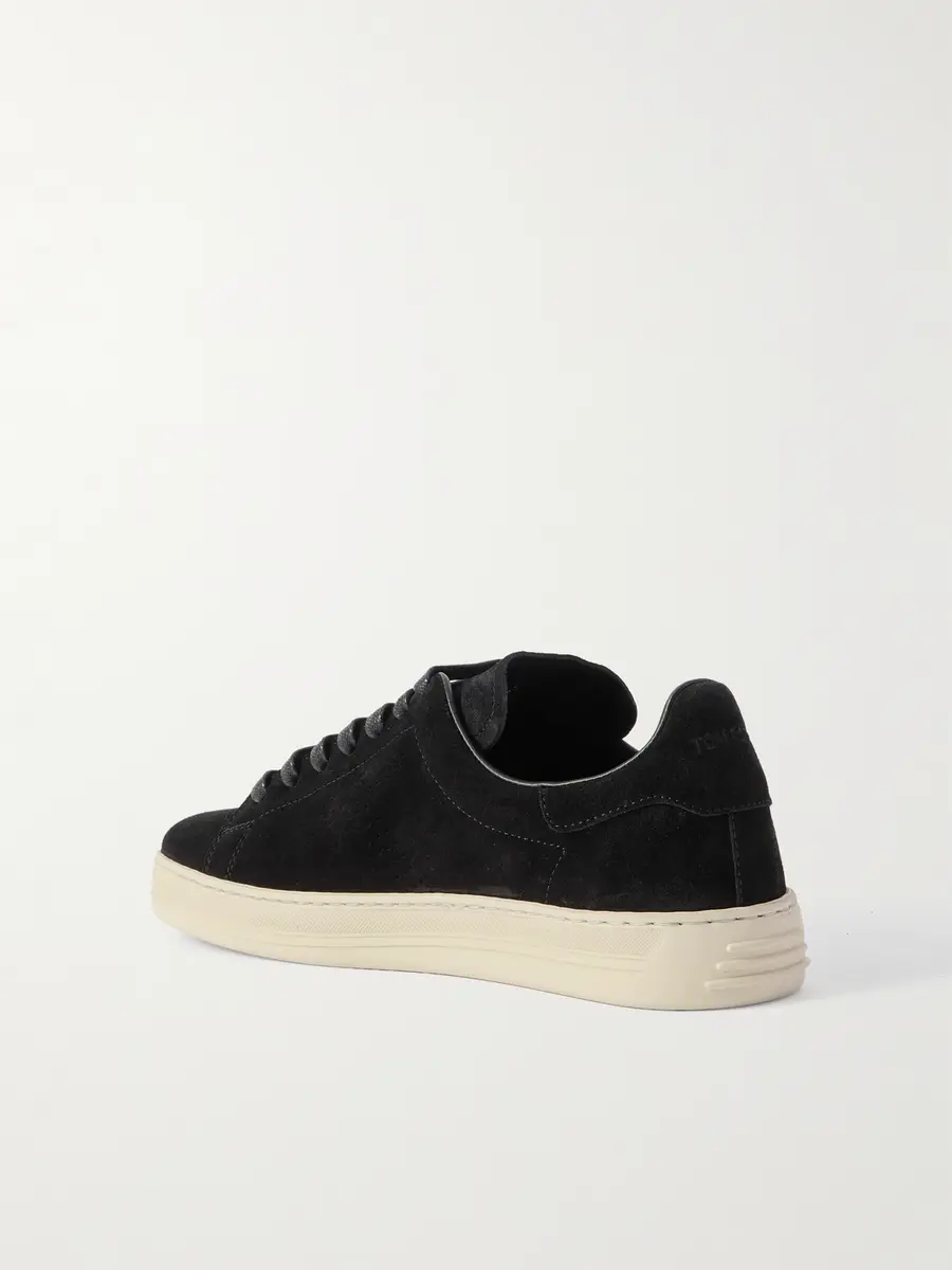 Tom Ford Warwick Perforated Suede Sneakers - Men | Thumbnail 5