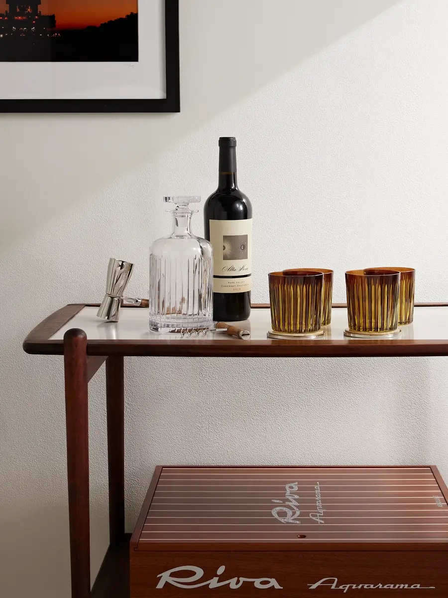 L'Objet Prism Set of Four Double Old Fashioned Glasses - Men | Thumbnail 2 L'Objet Prism Set of Four Double Old Fashioned Glasses - Men | Thumbnail 2