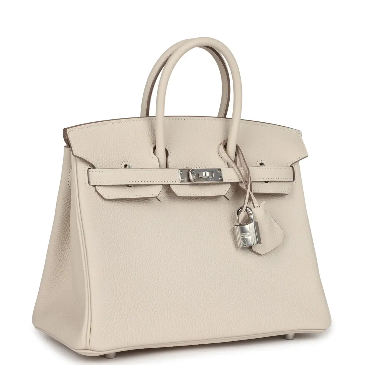HERMÈS Hermes Birkin 25 Craie Togo Palladium Hardware | Thumbnail 2 HERMÈS Hermes Birkin 25 Craie Togo Palladium Hardware | Thumbnail 2