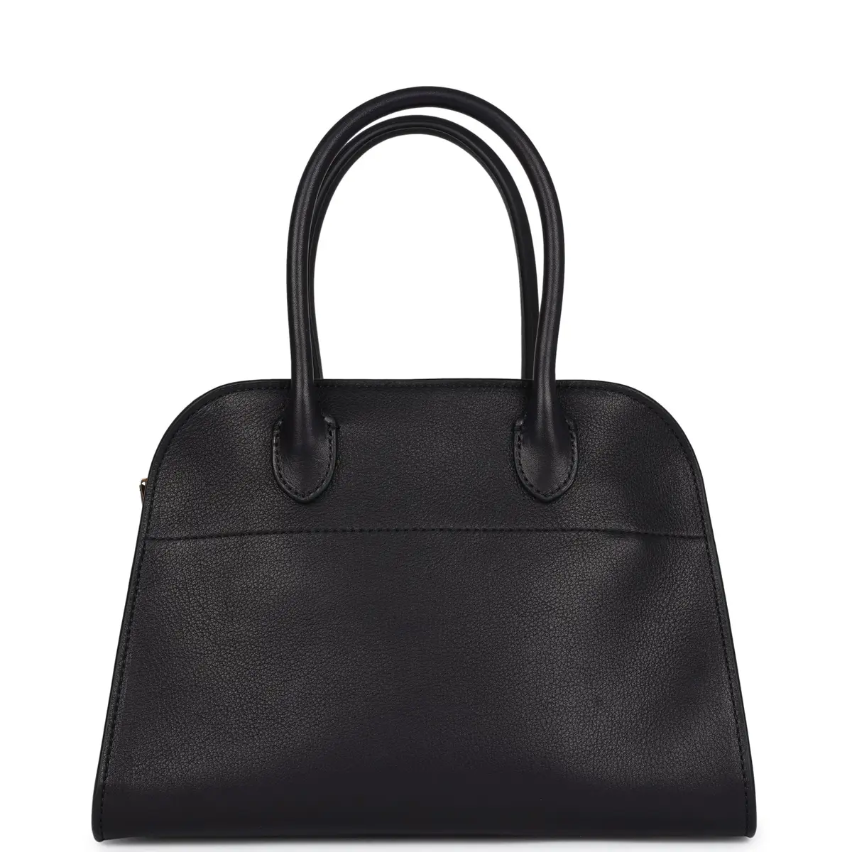 The Row The Row Soft Margaux 10 Bag Black Saddle Leather Gold Hardware | Thumbnail 6 The Row The Row Soft Margaux 10 Bag Black Saddle Leather Gold Hardware | Thumbnail 6