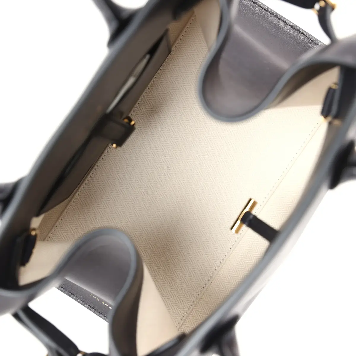 The Row The Row Soft Margaux 10 Bag Black Saddle Leather Gold Hardware | Thumbnail 9 The Row The Row Soft Margaux 10 Bag Black Saddle Leather Gold Hardware | Thumbnail 9
