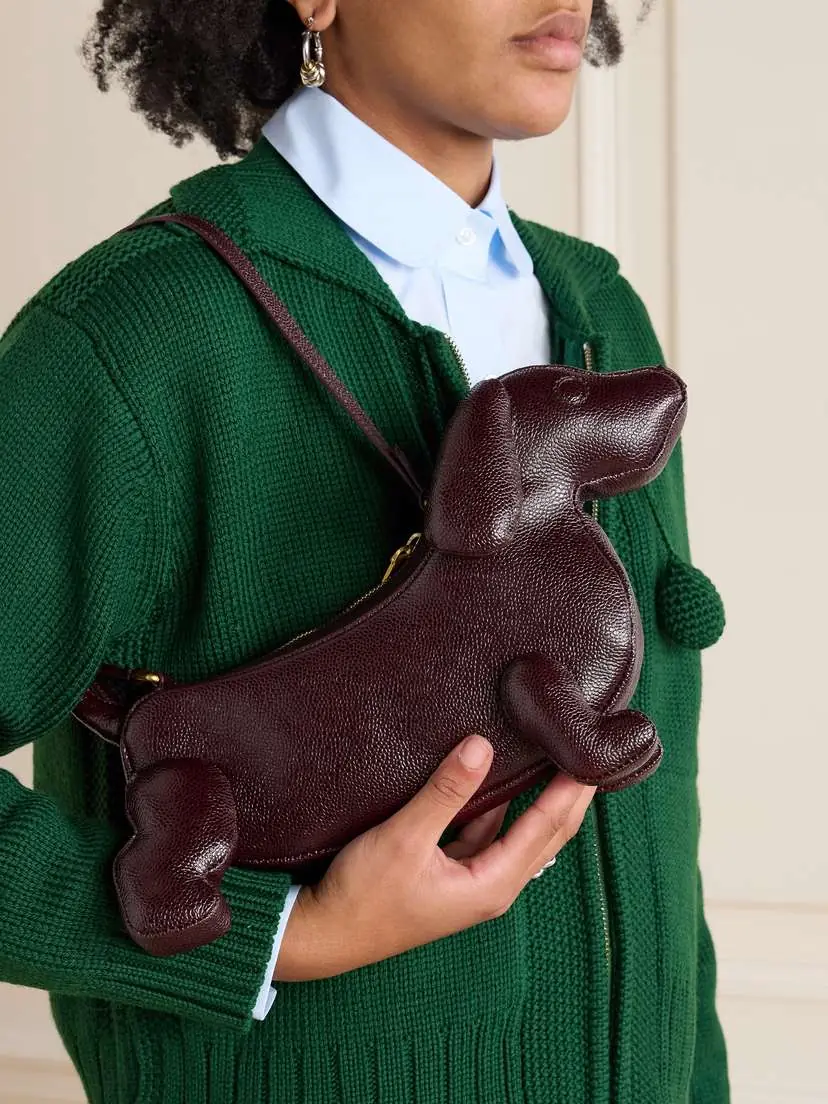 Thom Browne Hector Textured-leather Shoulder Bag | Thumbnail 2 Thom Browne Hector Textured-leather Shoulder Bag | Thumbnail 2