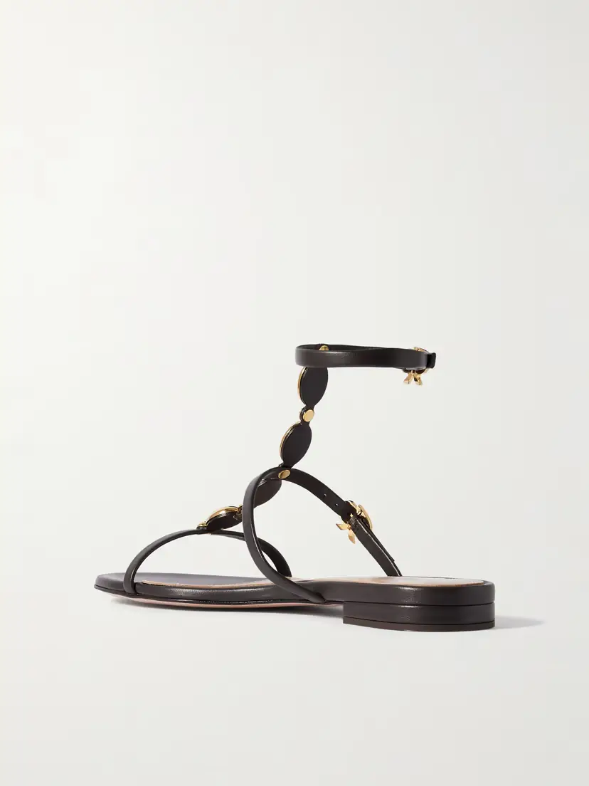 Gianvito Rossi Kalinda Embellished Leather Sandals | Thumbnail 3