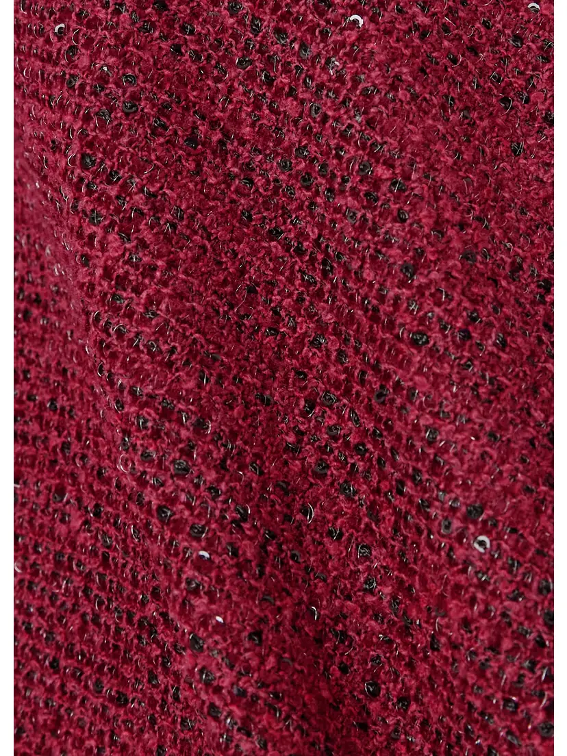 Alessandra Rich Cropped Sequin-embellished Tweed Jacket | Thumbnail 4 Alessandra Rich Cropped Sequin-embellished Tweed Jacket | Thumbnail 4