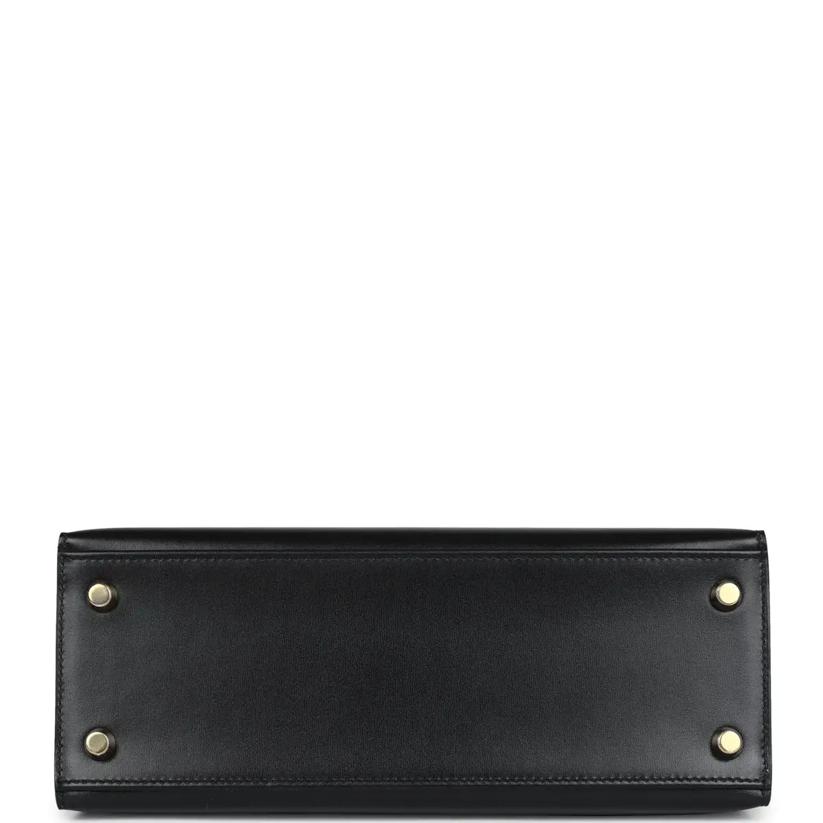 HERMÈS Hermes Kelly Sellier 25 Black Box Gold Hardware | Thumbnail 6