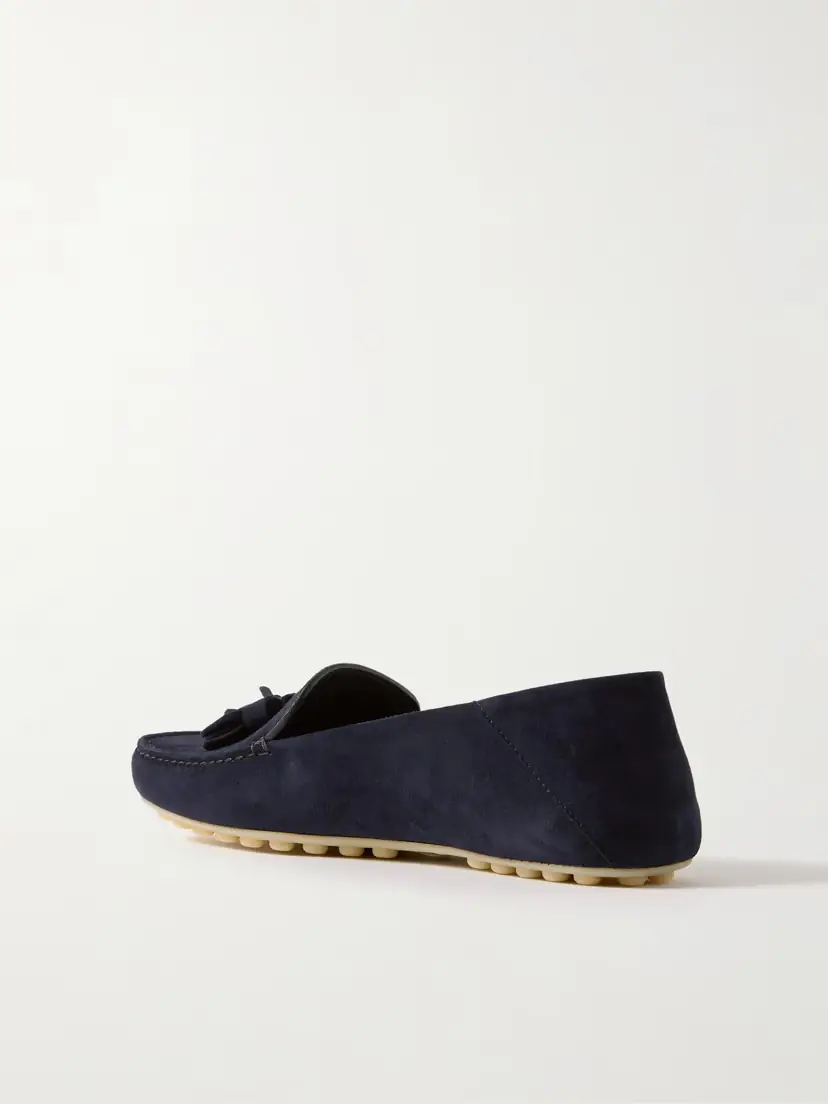 Loro Piana Tasseled Suede Collapsible-heel Loafers | Thumbnail 3 Loro Piana Tasseled Suede Collapsible-heel Loafers | Thumbnail 3