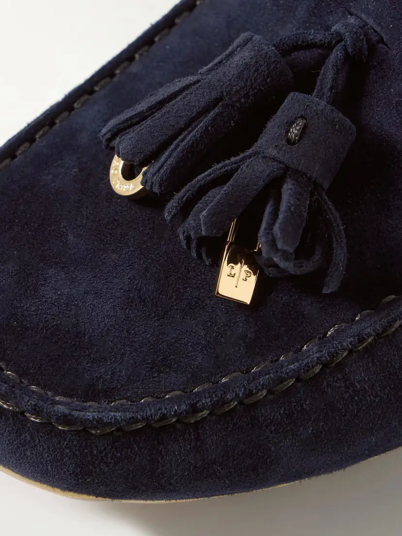 Loro Piana Tasseled Suede Collapsible-heel Loafers | Thumbnail 4 Loro Piana Tasseled Suede Collapsible-heel Loafers | Thumbnail 4