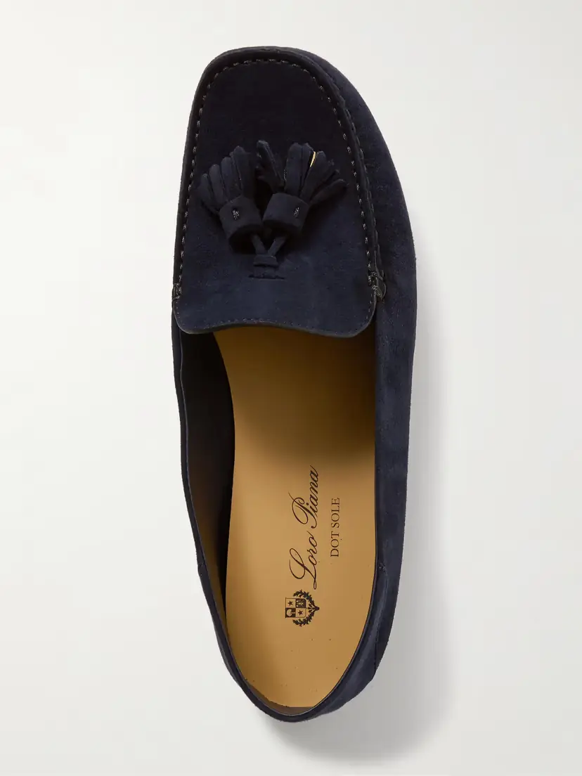 Loro Piana Tasseled Suede Collapsible-heel Loafers | Thumbnail 5 Loro Piana Tasseled Suede Collapsible-heel Loafers | Thumbnail 5