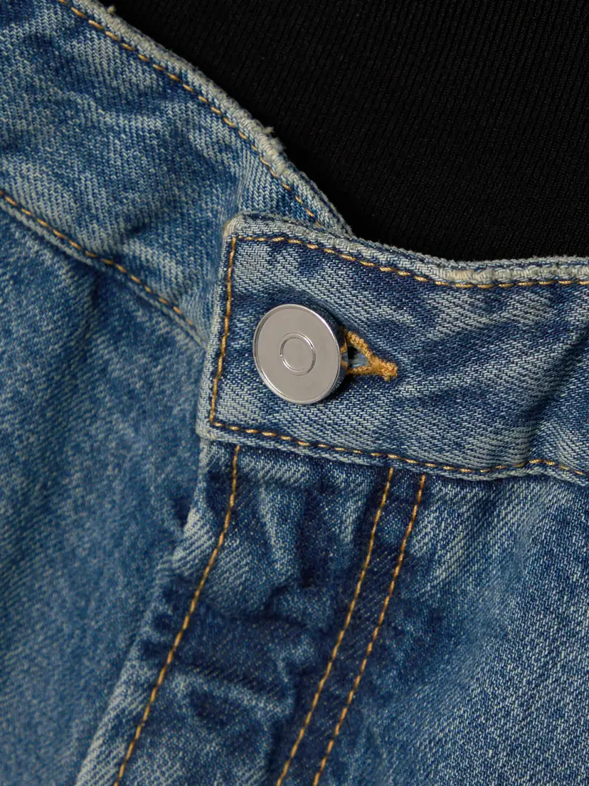 Alaïa Jersey-trimmed Denim Shorts | Thumbnail 4 Alaïa Jersey-trimmed Denim Shorts | Thumbnail 4