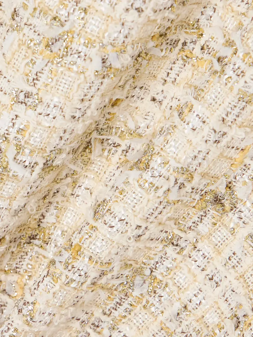 Versace Cotton-blend Tweed Mini Skirt | Thumbnail 5
