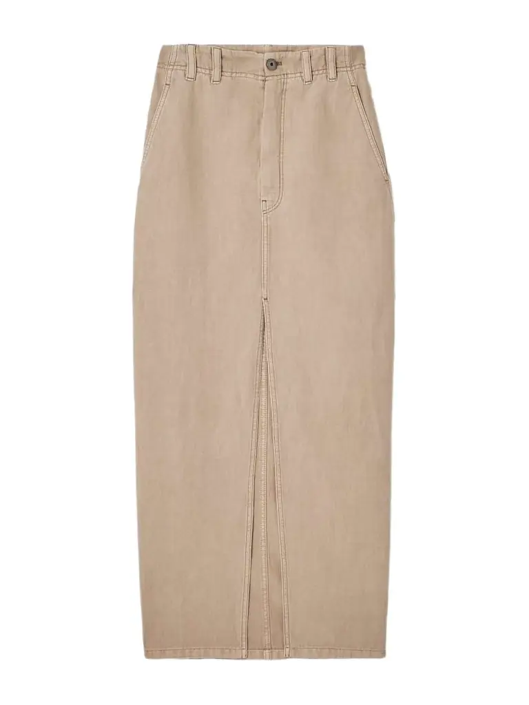 Denim Midi Skirt
