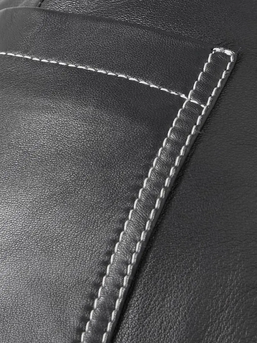 Victoria Beckham Alina Leather Flared Pants | Thumbnail 5 Victoria Beckham Alina Leather Flared Pants | Thumbnail 5