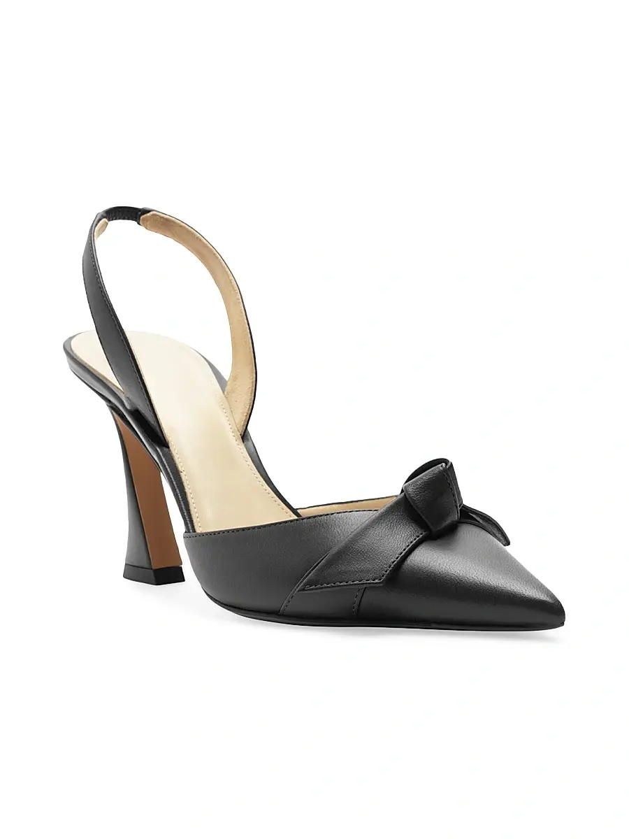 Alexandre Birman Women's Clarita Bell 85MM Leather Slingback Pumps | Thumbnail 2 Alexandre Birman Women's Clarita Bell 85MM Leather Slingback Pumps | Thumbnail 2