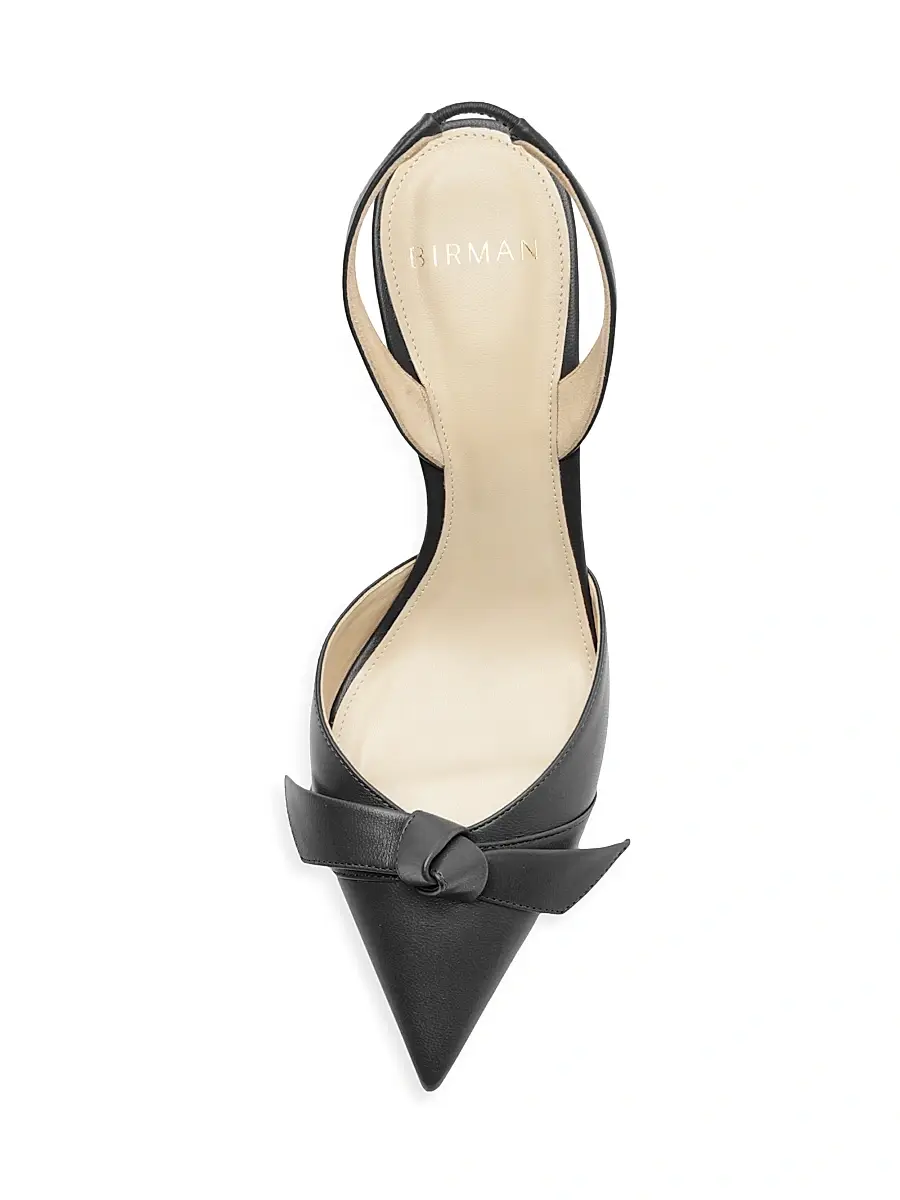 Alexandre Birman Women's Clarita Bell 85MM Leather Slingback Pumps | Thumbnail 4 Alexandre Birman Women's Clarita Bell 85MM Leather Slingback Pumps | Thumbnail 4