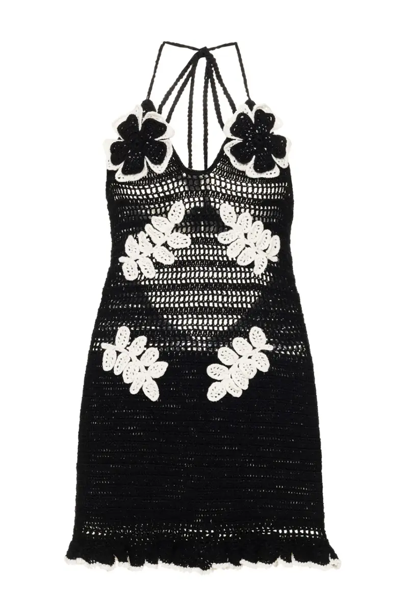 PatBo POPPY CROCHET FLOWER MINI DRESS | Thumbnail 3 PatBo POPPY CROCHET FLOWER MINI DRESS | Thumbnail 3