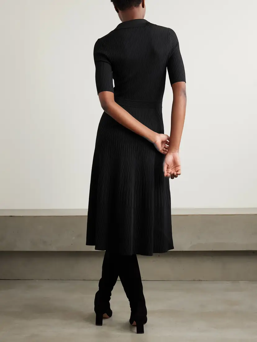 Simkhai Pati Ribbed-knit Midi Dress | Thumbnail 3 Simkhai Pati Ribbed-knit Midi Dress | Thumbnail 3