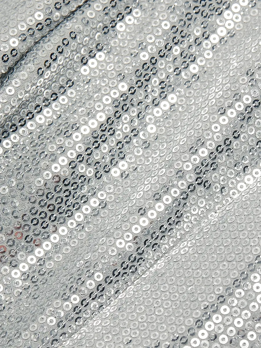 Michael Kors Collection Women's Sequined Pleated Shorts - Pearl Silver | Thumbnail 7 Michael Kors Collection Women's Sequined Pleated Shorts - Pearl Silver | Thumbnail 7
