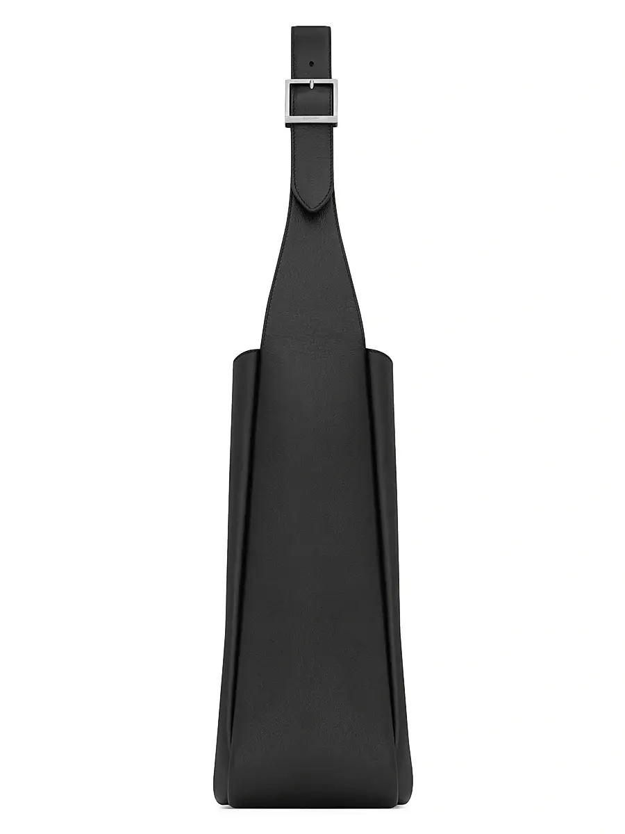 Saint Laurent Women's Le 5 7 Supple Large in Grained Leather - Black | Thumbnail 4 Saint Laurent Women's Le 5 7 Supple Large in Grained Leather - Black | Thumbnail 4