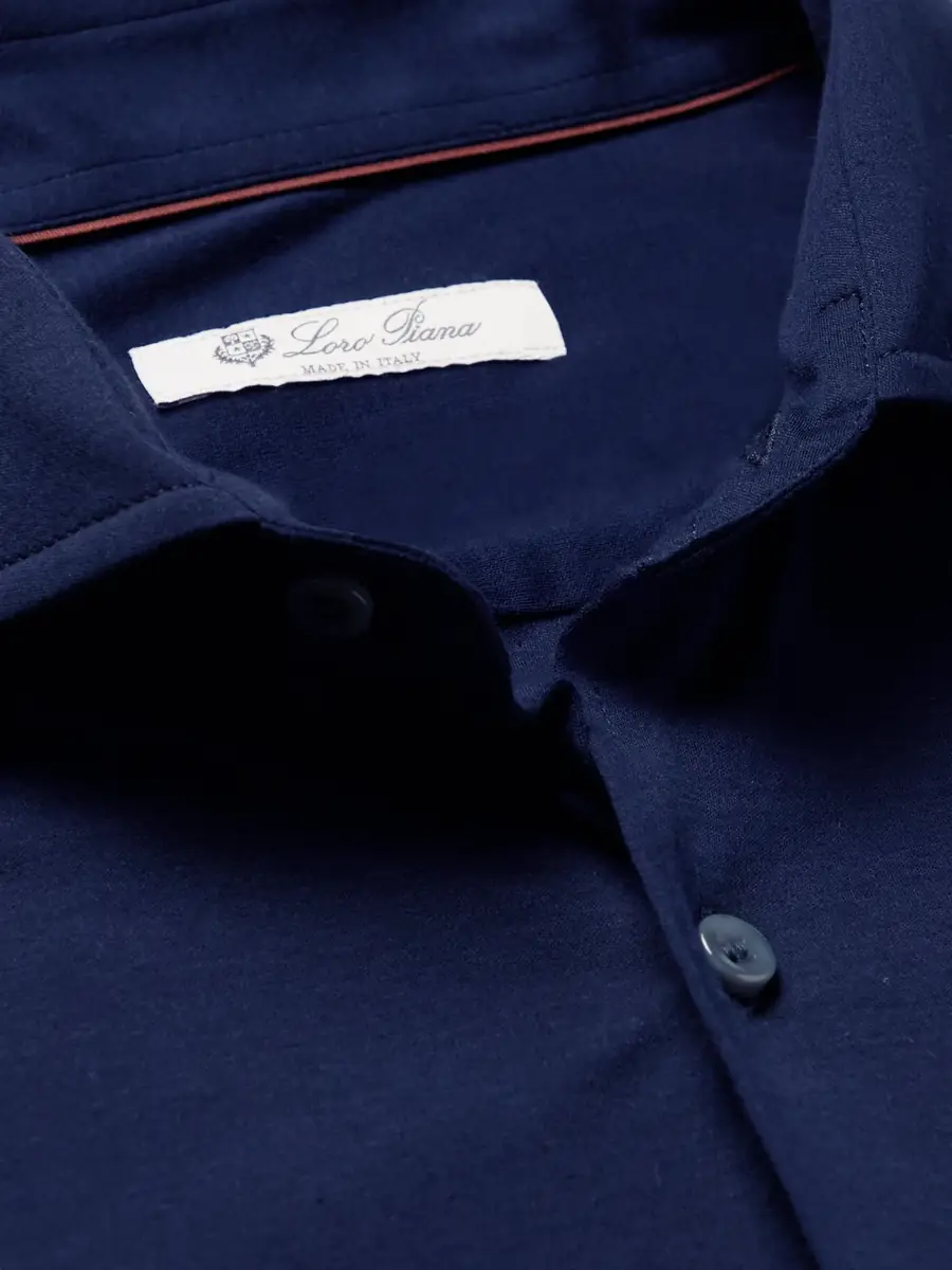 Loro Piana Andrew Slim-Fit Cotton-Jersey Shirt - Men | Thumbnail 5 Loro Piana Andrew Slim-Fit Cotton-Jersey Shirt - Men | Thumbnail 5